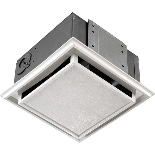 Broan 682 Duct-Free Ventilation Fan with Easy-to-Replace Charcoal Filter - White | Bathroom, Kitchen & Laundry Room Air Purifier for Odor & Moisture Control