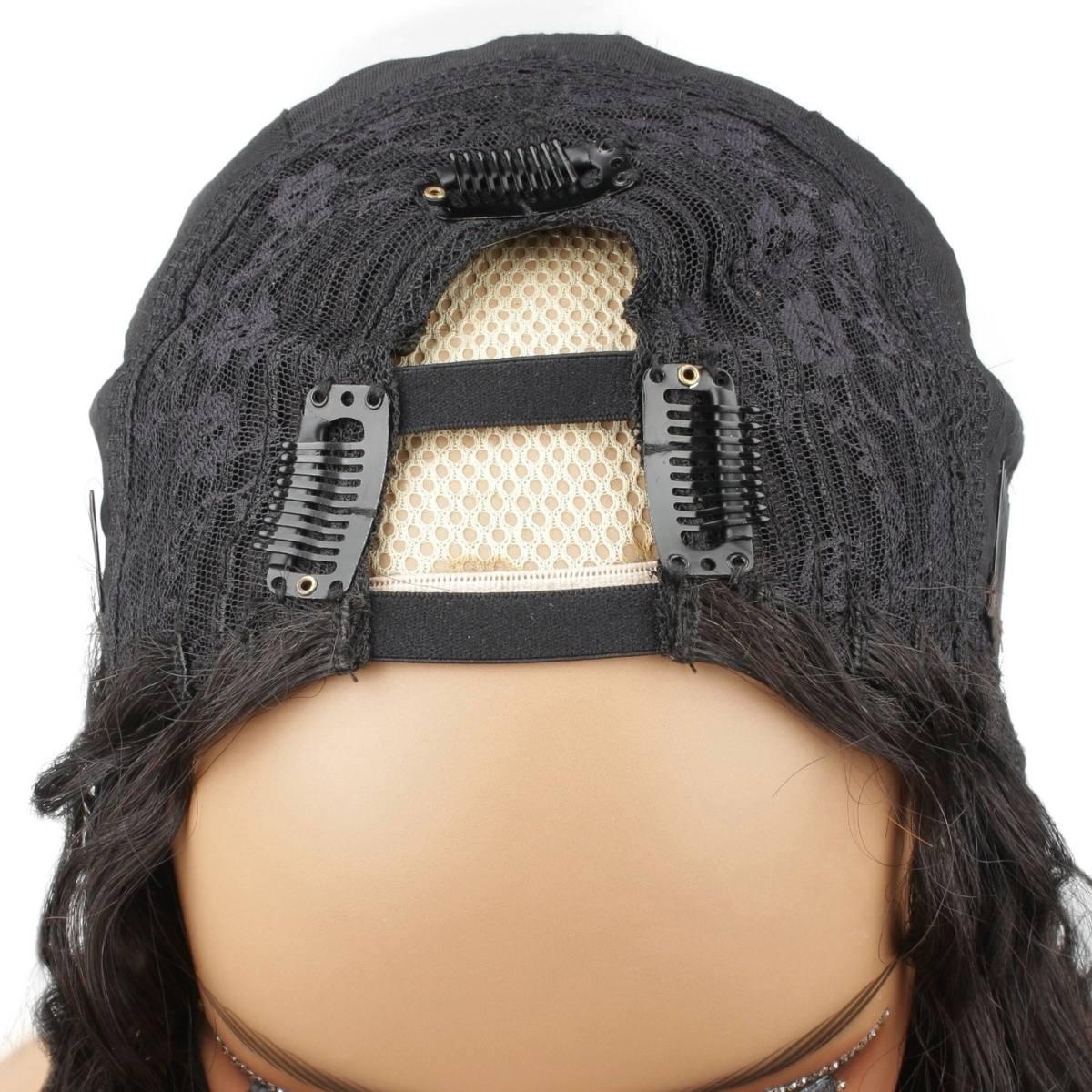 Messy Curl V Part 100% Human Hair Wig for Women - Natural Looking Wavy Lace Front Wig for Daily Wear & Cosplay
