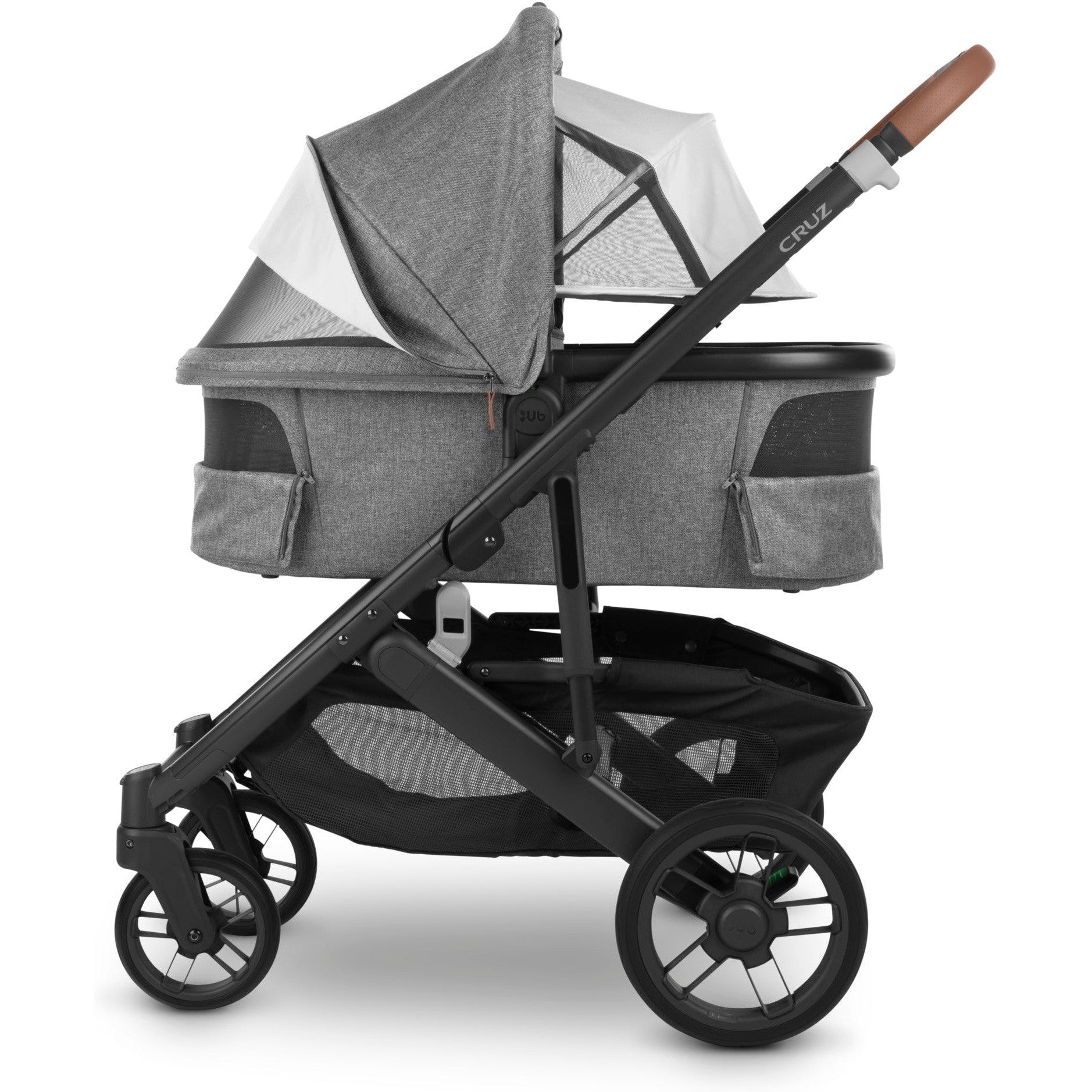 UPPAbaby V3 Bassinet for Vista, Cruz & Ridge Strollers - Lightweight, Portable Baby Bed for Newborns - Perfect for Travel, Home & Outdoor Use