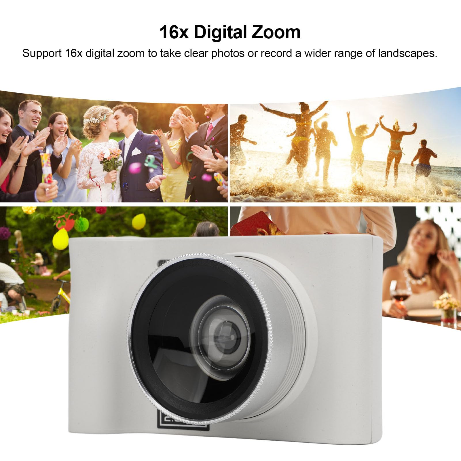 24MP 2.5K Kids Digital Camera with 16X Zoom - Compact WiFi Mirrorless Camera for Beginners, Travel & Gifts | Perfect for Children, Teens, Boys & Girls to Capture Adventures, Family Moments & School Activities