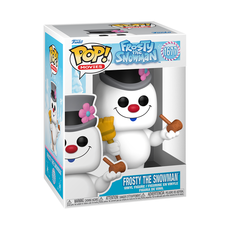 Frosty the Snowman Funko Pop Vinyl Figure #1677 - Collectible with Protector Case - Perfect for Christmas Decorations & Gift Giving