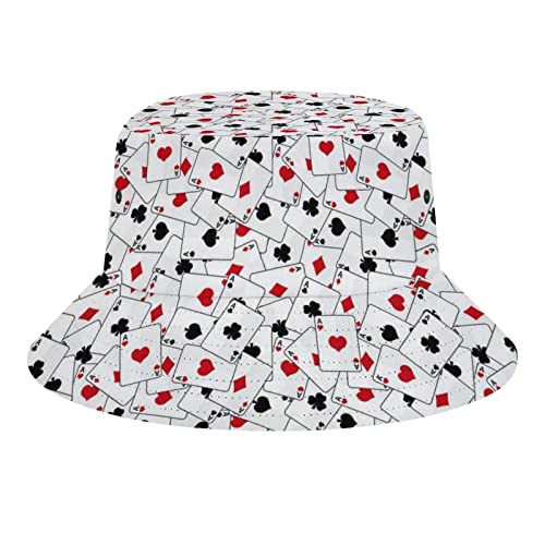 Plaid Poker Pile of Playing Cards Ace