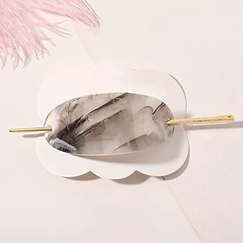 SOWUNO 4PCS Acrylic Hair Sticks for Women - Elegant Long Decorative Hair Chopsticks & Hair Pins - Perfect for Weddings, Parties, and Everyday Hairstyles