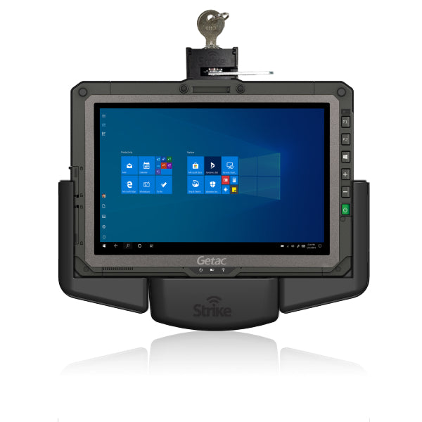 Getac UX10 Lockable Cradle - Secure Mounting Bracket for Tablets (No Antenna & Charger Included) - Perfect for Industrial, Warehouse & Field Work Use