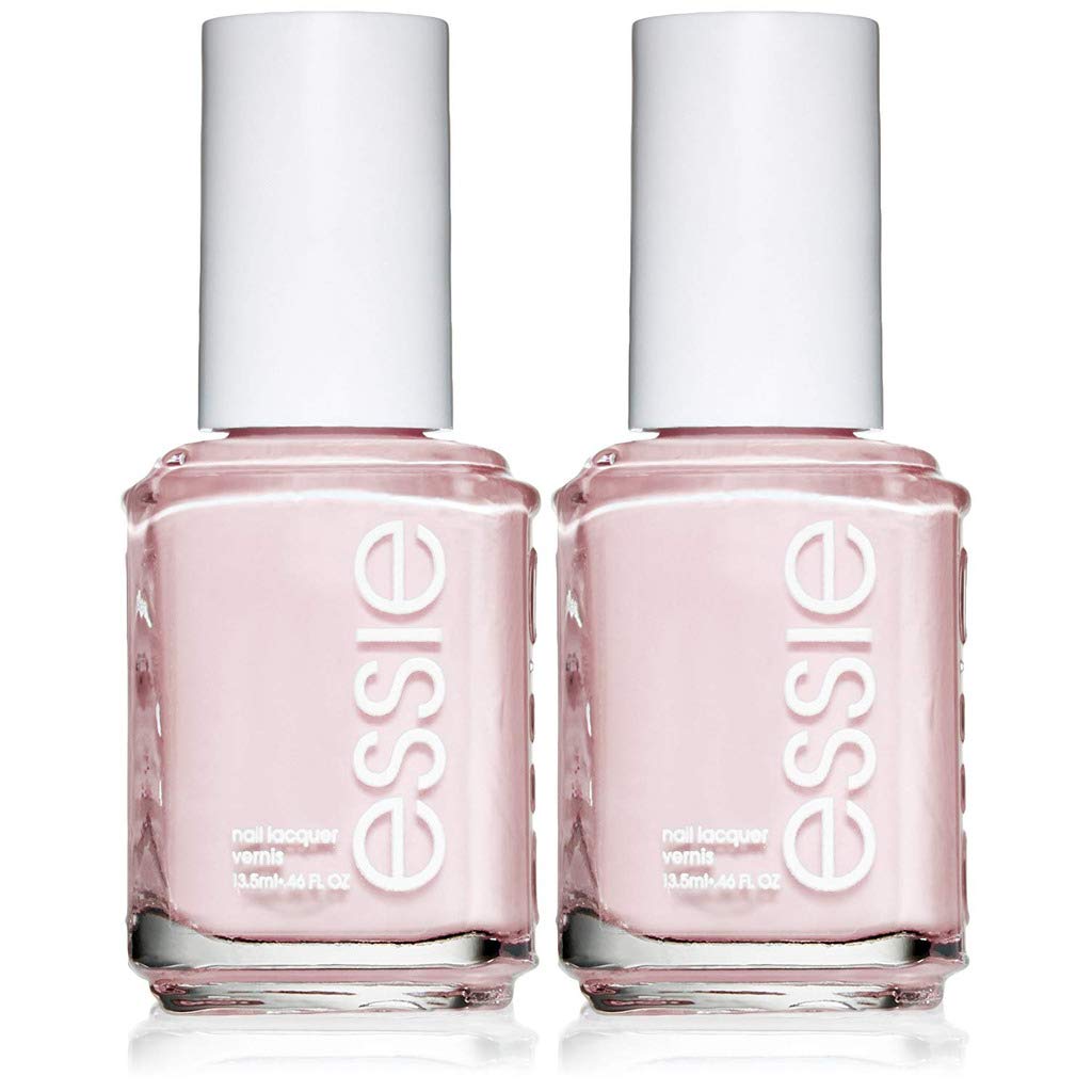 Essie Nail Polish - Fiji Pink, 0.46 fl oz (2 Count) | Long-Lasting Gel Finish Nail Lacquer for Manicures & Pedicures