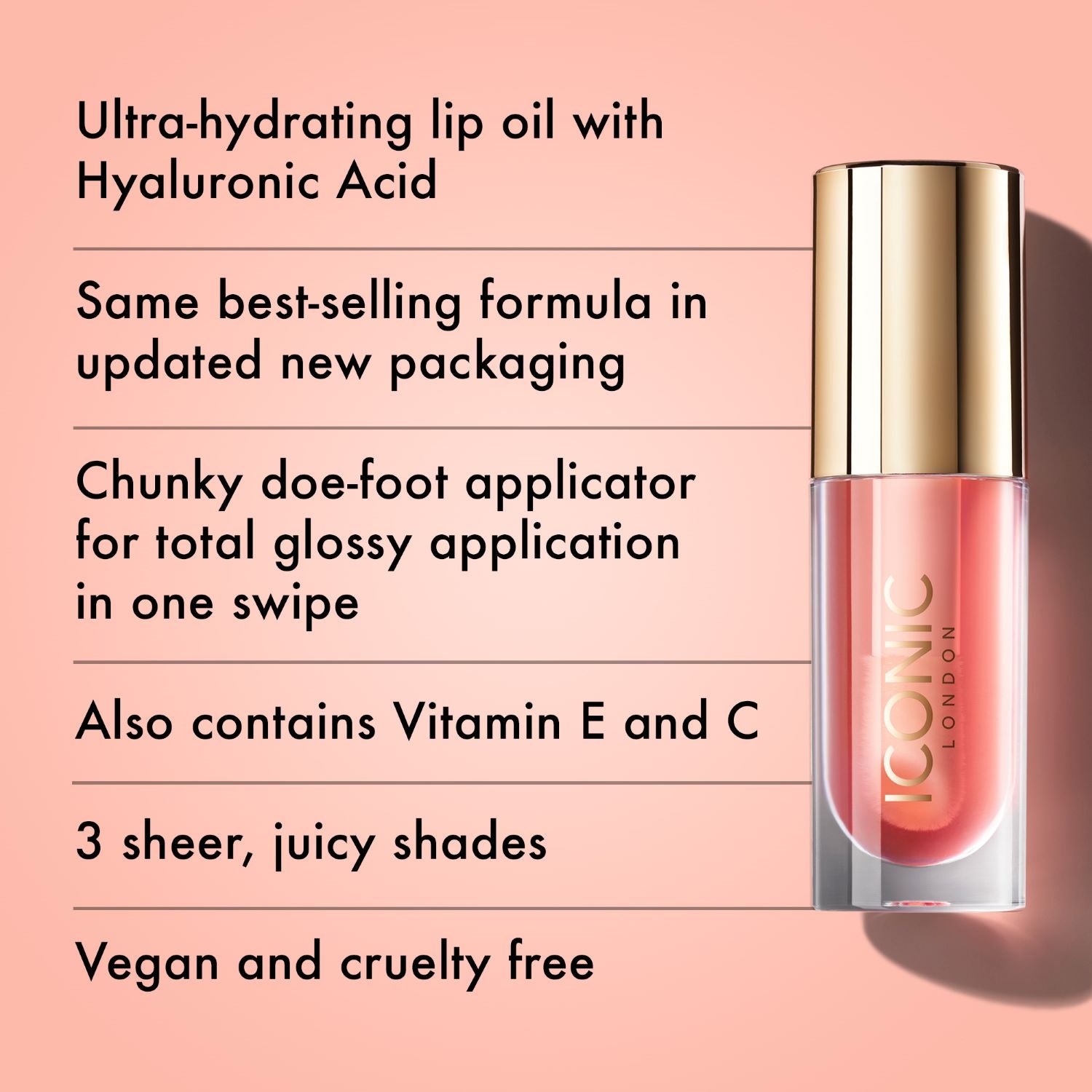 Best Hydrating Lip Oil for Dry Lips - Natural Moisturizing & Nourishing Lip Care - Perfect for Daily Use & Night Treatment