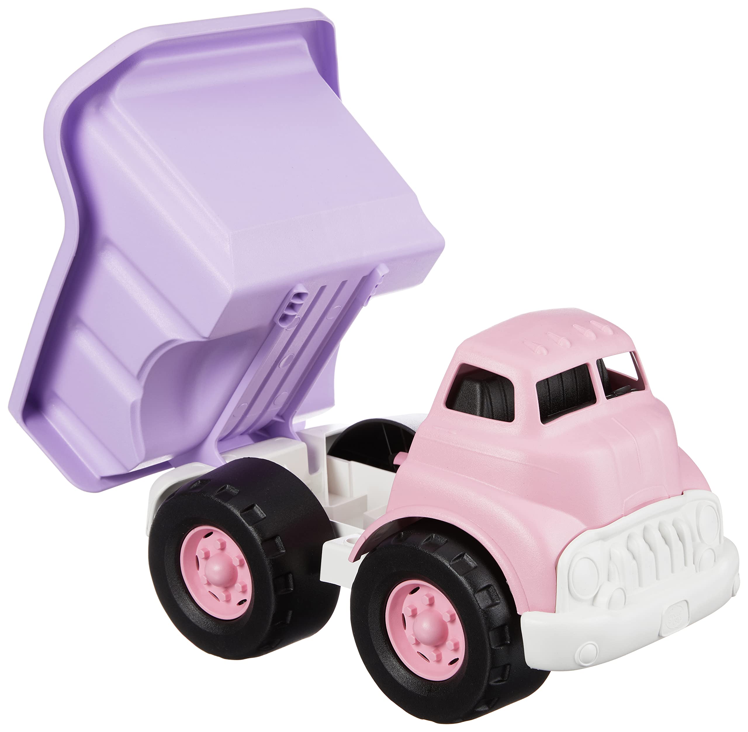 Green Toys Dump Truck Pink - Eco-Friendly Plastic Construction Toy for Kids | Fun Sandbox, Beach & Outdoor Play Vehicle for Toddlers & Preschoolers