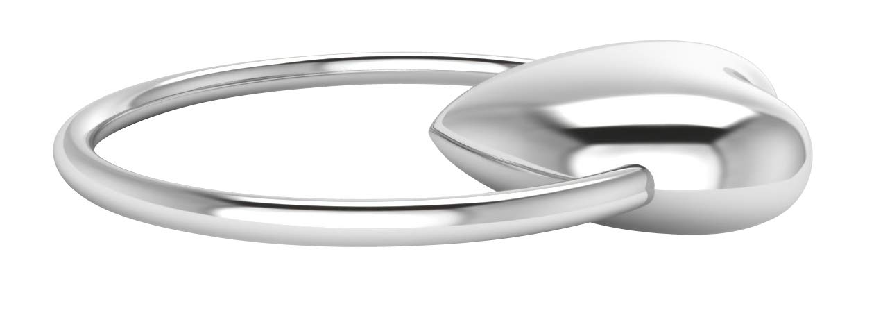 925 Sterling Silver Heart Teether Rattle - Safe Baby Teething Toy for Newborn Boys & Girls - Hypoallergenic, Non-Tarnishing & Durable - Perfect Baby Shower Gift in Elegant Gift Box - Ideal for Soothing Sore Gums & Early Sensory Development