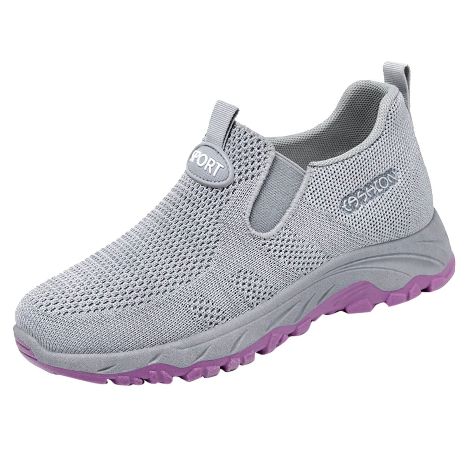 Women's Platform Sneakers - Fashion Slip-On Flat Bottom Shoes for Casual Wear & Comfort | Perfect for Daily Outfits, Walking & Gifting