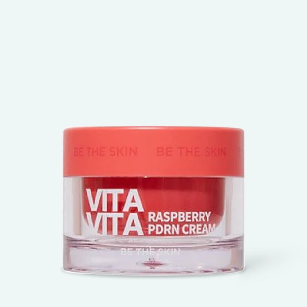 BE THE SKIN Vitavita Raspberry PDRN Anti-Aging Cream 50g - Hydrating & Firming Face Moisturizer for Dry Skin, Perfect for Night Routine & Daily Skincare