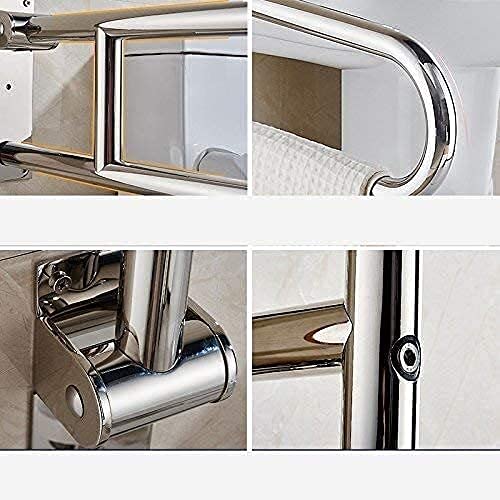 Foldable Safety Grab Bar - Adjustable Bathroom Support Rail for Toilet (24.5 Inches) - Non-Slip Shower Handle & Elderly Assist Device - Perfect for Seniors, Disabled & Post-Surgery Recovery
