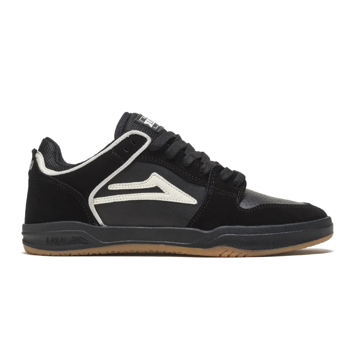 Lakai Telford Low Black/Glow Suede Skate Shoes - Men's Classic Skateboard Sneakers for Street Style & Urban Fashion