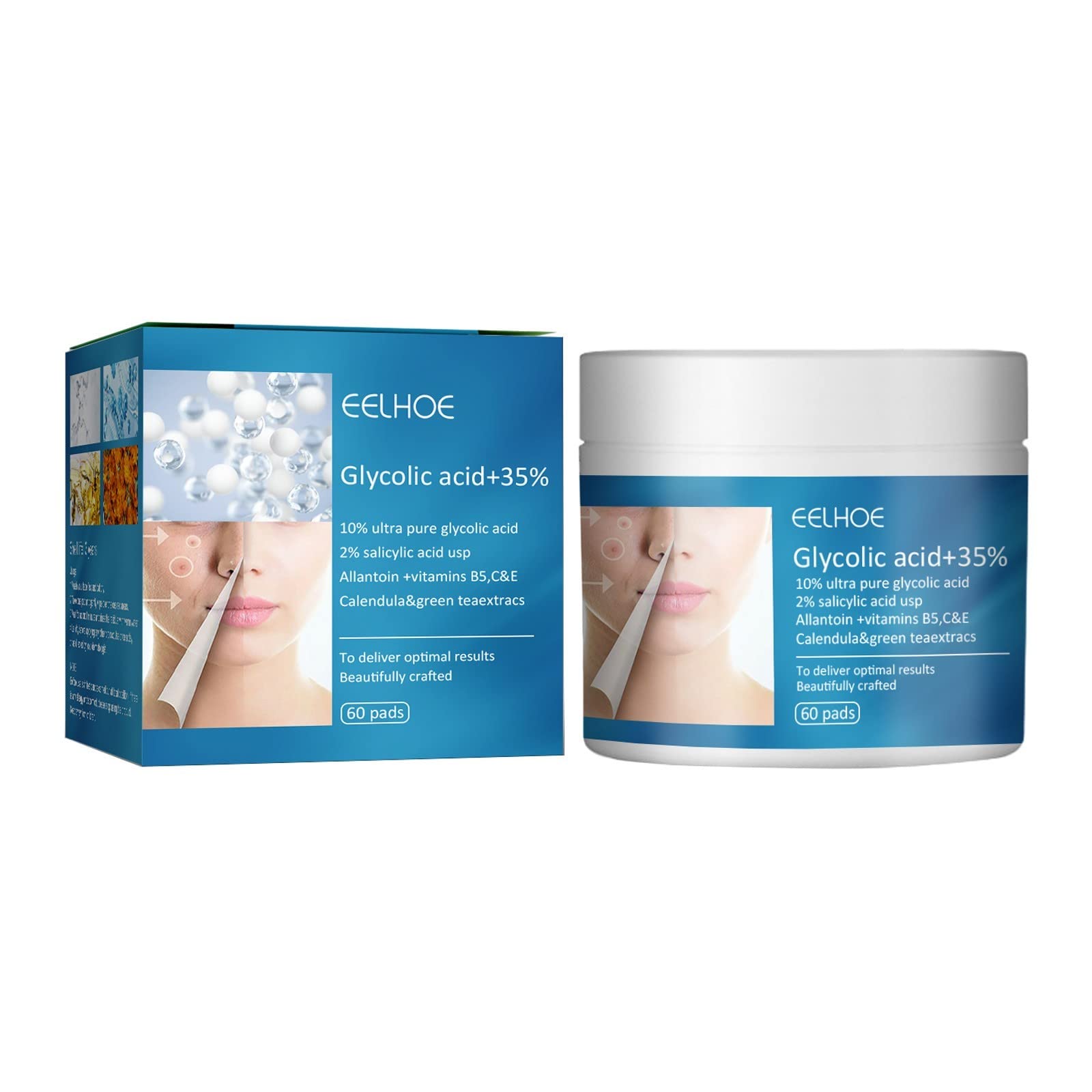 Black-Owned Vegan Acne Treatment Kit - Oil Control, Pore Minimizing & Moisturizing Facial Cleansing Pads with 4ml Vegan Body Soap for Acne-Prone Skin | Gentle Skincare for Daily Use, Travel & On-The-Go