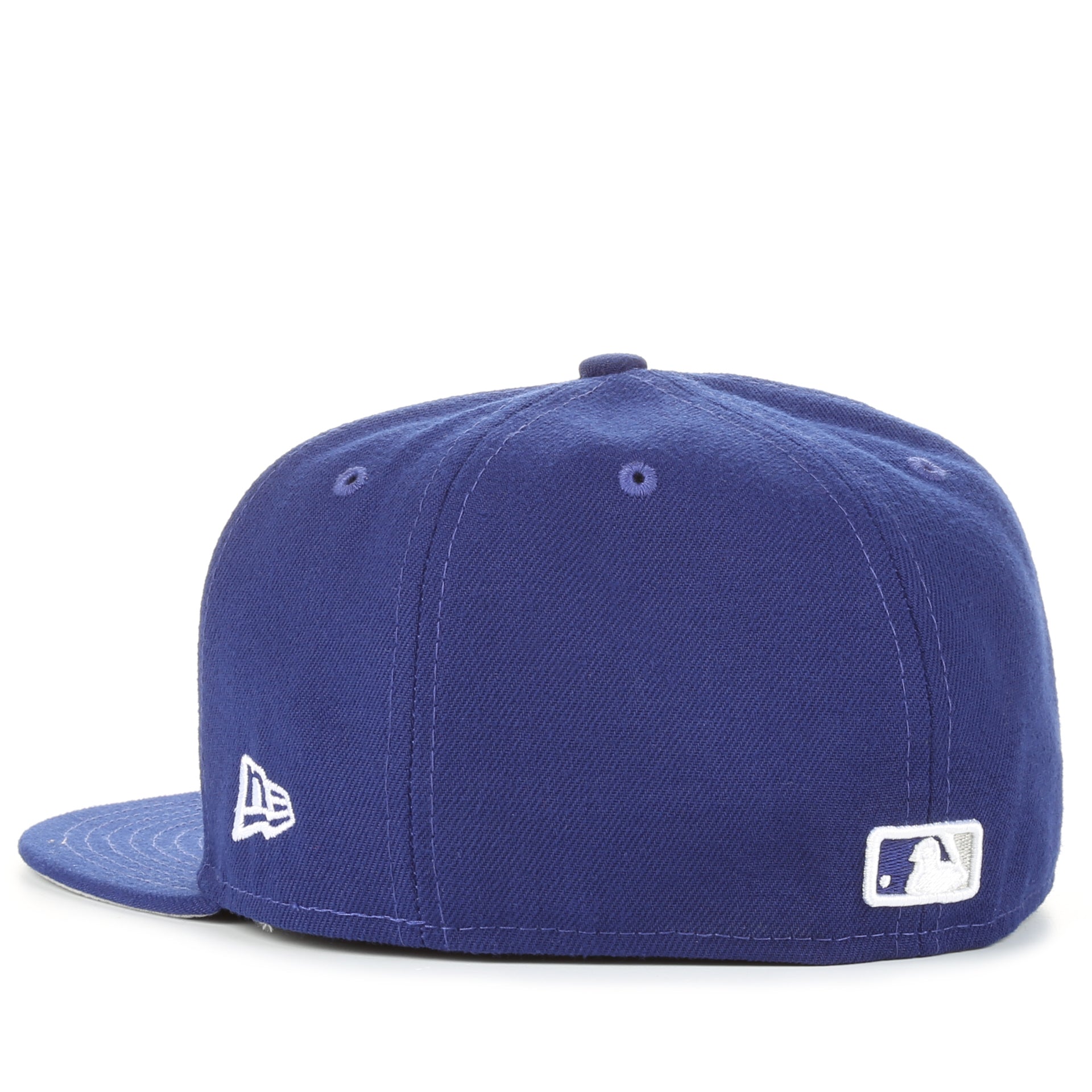 New Era 59Fifty MLB Basic Fitted Cap - Los Angeles Dodgers Dry D/Blue Baseball Hat for Men & Women - Perfect for Games, Sports & Casual Wear