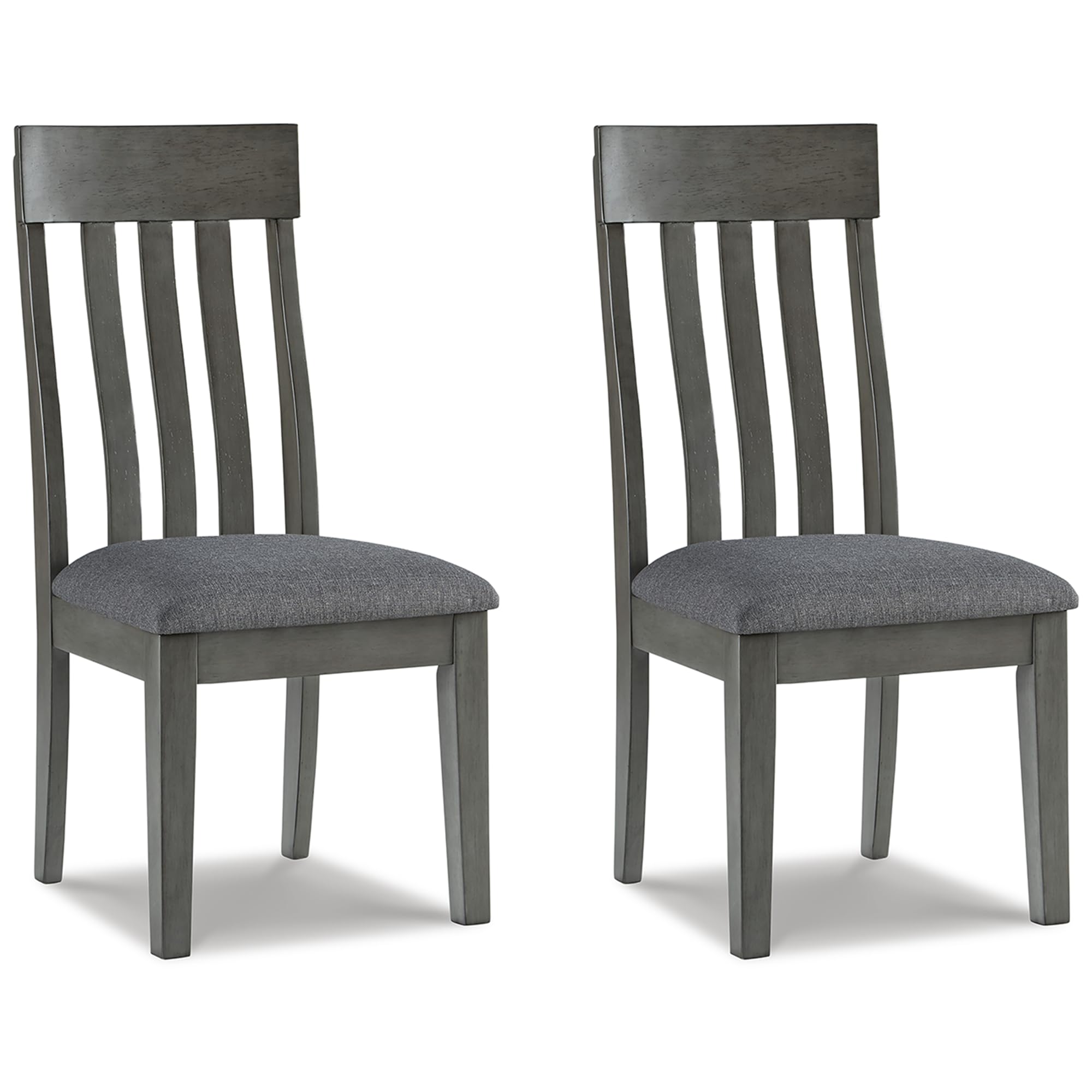 Signature Design by Ashley Hallanden Modern Slat Back Dining Chairs - Set of 2, 18.63