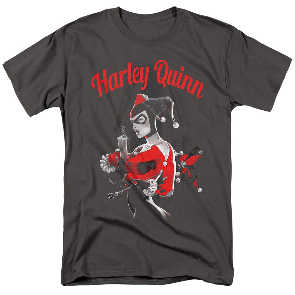 Harley Quinn Spring Gun Graphic T-Shirt for Men & Women - Unisex Cotton Tee for Cosplay, Comic Con & Casual Wear