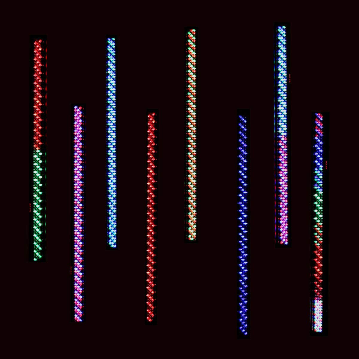 TC-Home 2-Pack 252 LED Wall Wash Lights - RGB DMX512 Stage Lighting Bar with Sound Control for DJ Parties, Concerts, and Nightclubs | Perfect for Stage Backdrops, Wall Grazing, and Event Lighting Effects