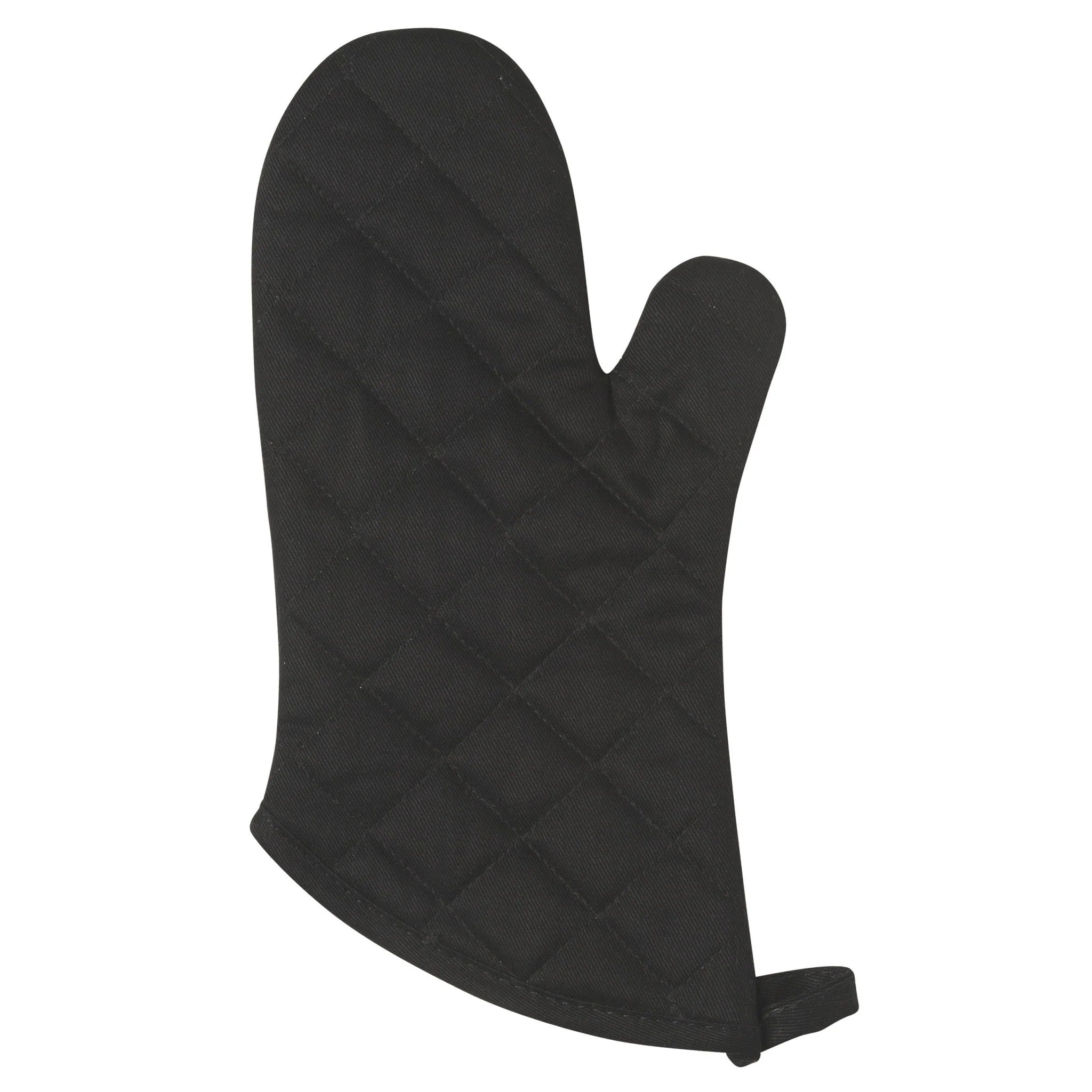 Premium Heat-Resistant Oven Mitt - Black - Perfect for Baking, Grilling & Kitchen Safety | Now Designs