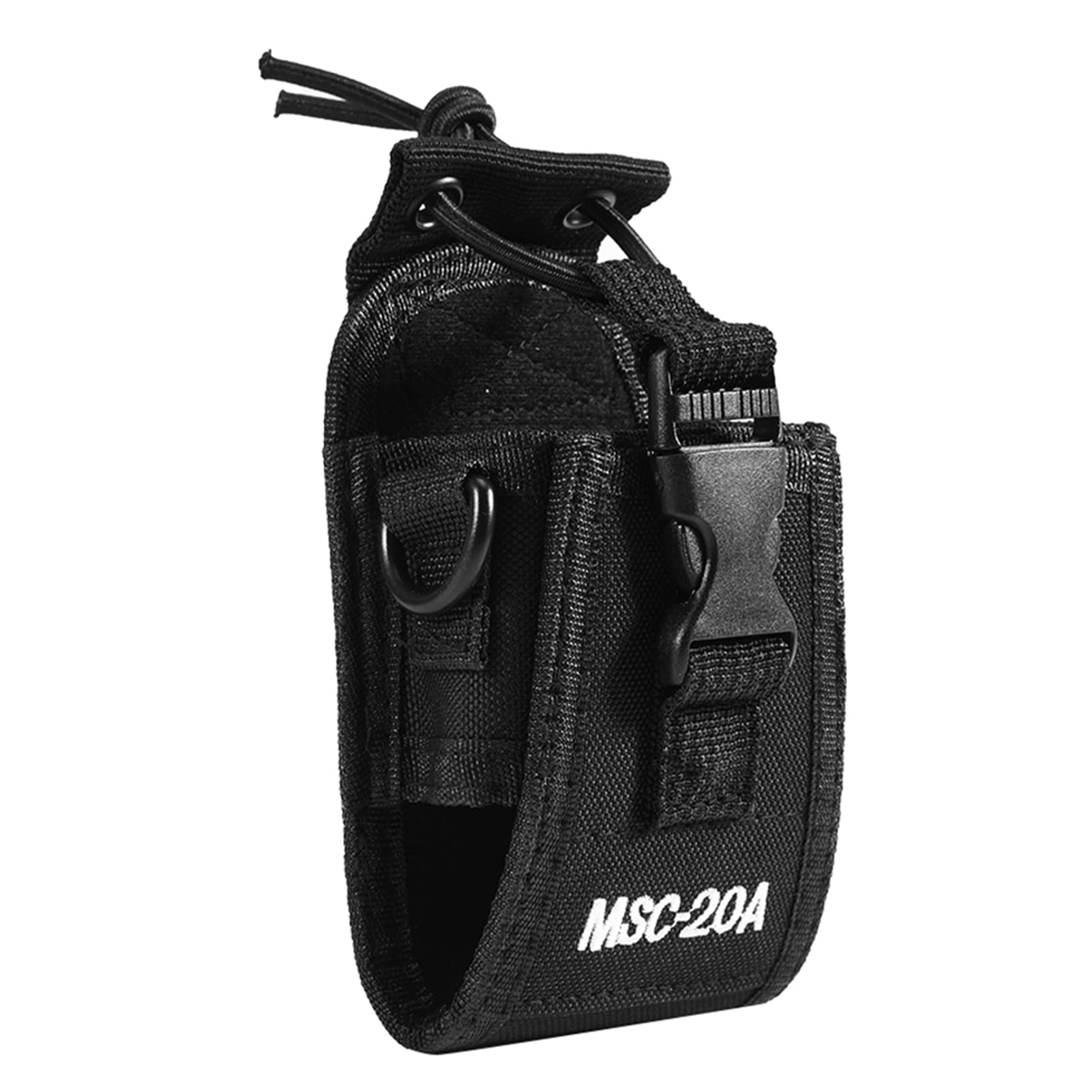 Tactical Radio Pouch - Universal MOLLE Walkie Talkie Holder with Adjustable Strap for Duty Belt, Hunting & Outdoor Activities | Durable Multi-Function Radio Case for Two-Way Radios, Intercom & Communication Gear