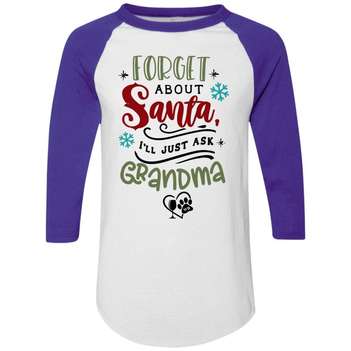 WineyBitches.Co Colorblock Raglan Jersey - Women's Trendy Baseball Tee for Casual Wear & Night Out