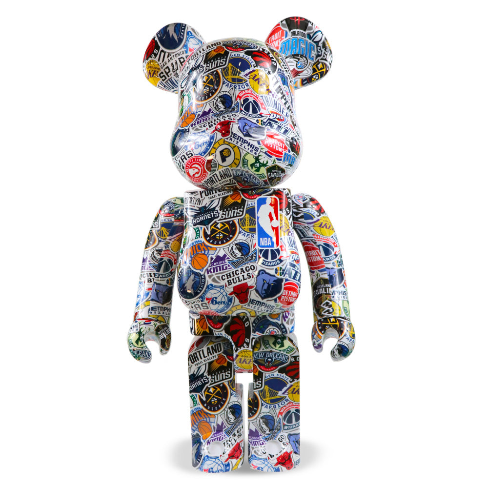 1000% Bearbrick NBA Collectible Figure - Limited Edition Vinyl Art Toy for Basketball Fans & Sneakerheads | Perfect for Home Display, Office Decor & Gift Giving