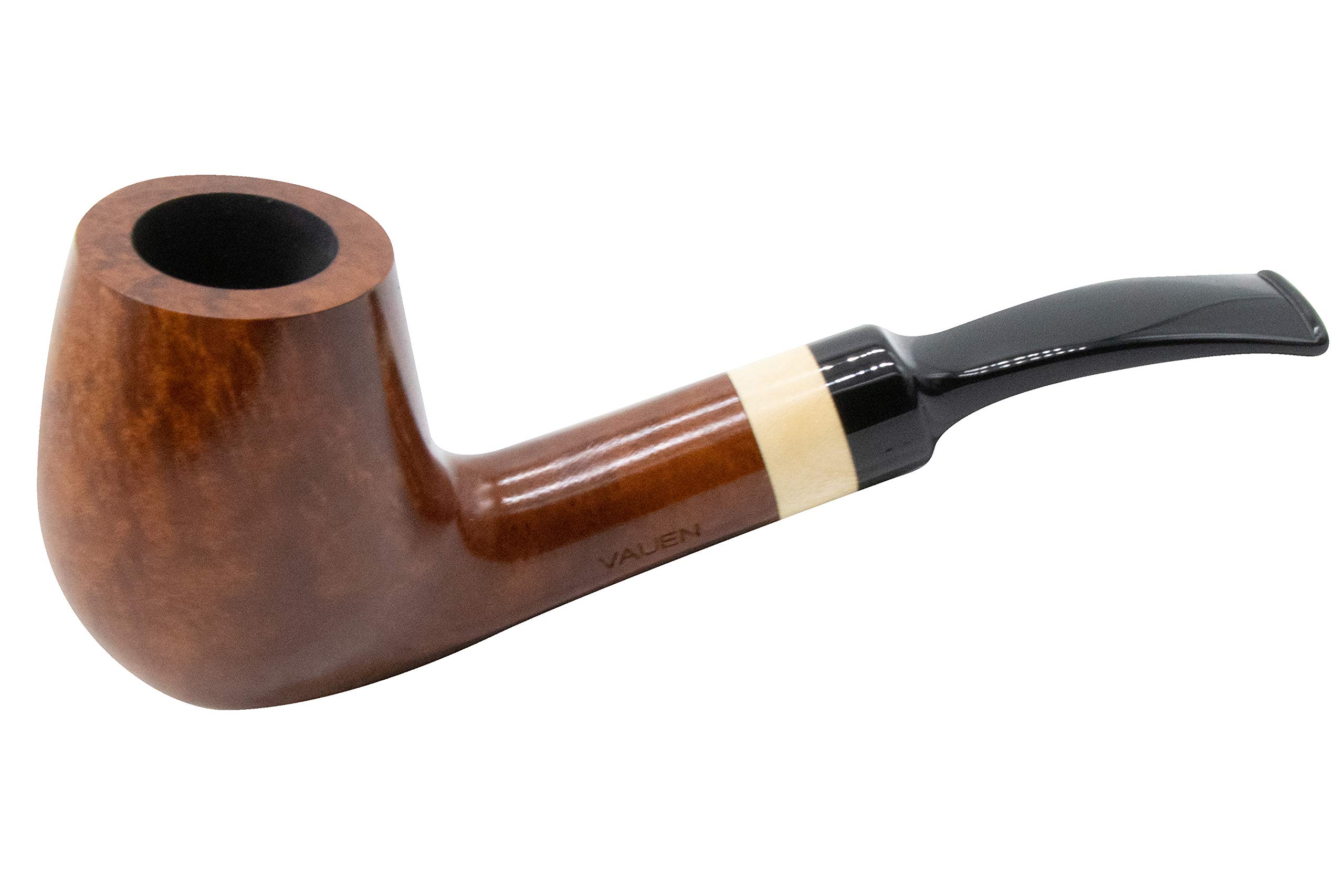 Vauen Duett 1572 Smooth Tobacco Pipe - Premium German Smoking Pipe for Relaxation & Collectors - Perfect for Home, Office & Outdoor Use