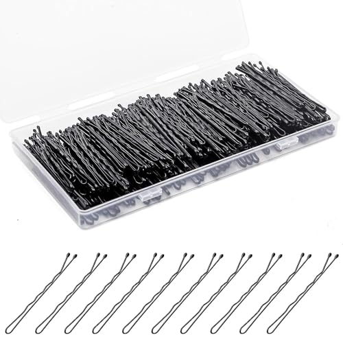 AP SALES 200-Pack Bobby Pins with Storage Box - Metal Hair Clips for Women & Girls - Hair Styling Pins for Salon, Wedding, Party & Everyday Use - Durable Hairdressing Accessories