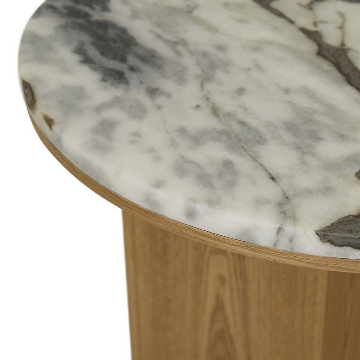 Elsie Side Table - Modern Nightstand with Storage Shelf, Small End Table for Living Room, Bedroom, Office - Perfect for Holding Lamps, Books & Decor