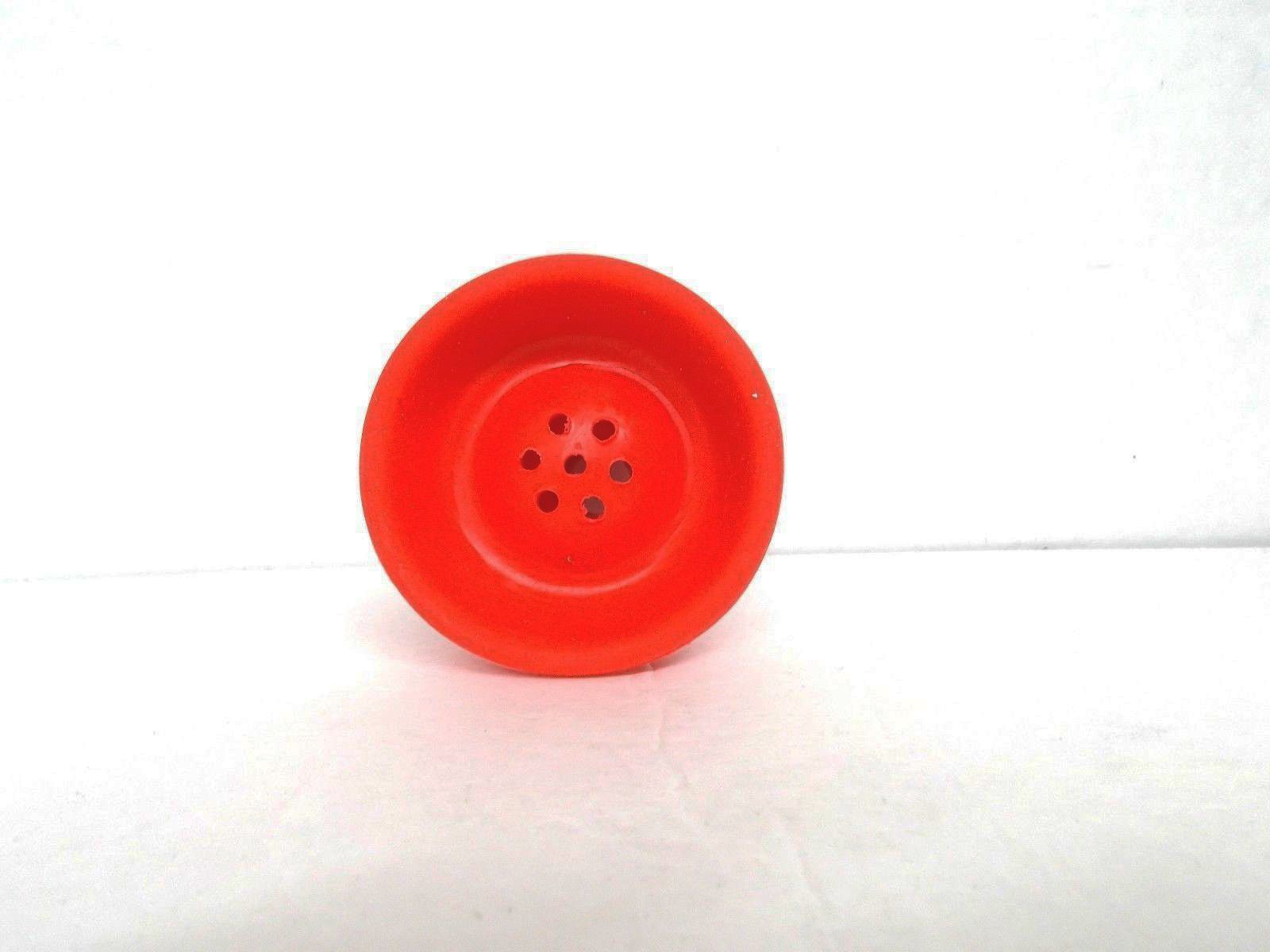 Unbreakable Silicone Red Hookah Bowl - Durable Shisha Bowl for Smoking, Travel & Outdoor Parties