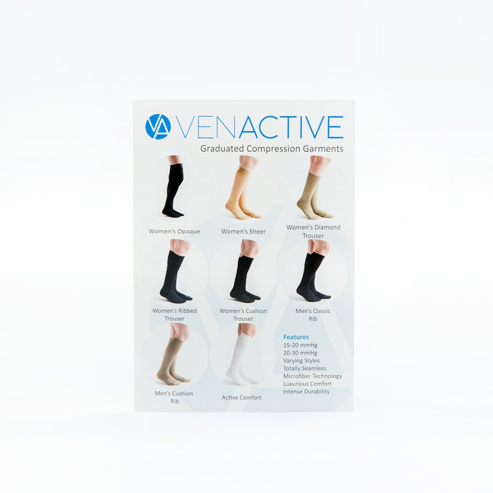 Men's 15-20 mmHg Compression Support Socks with Cushion Rib - Ideal for Running, Travel & Varicose Vein Relief