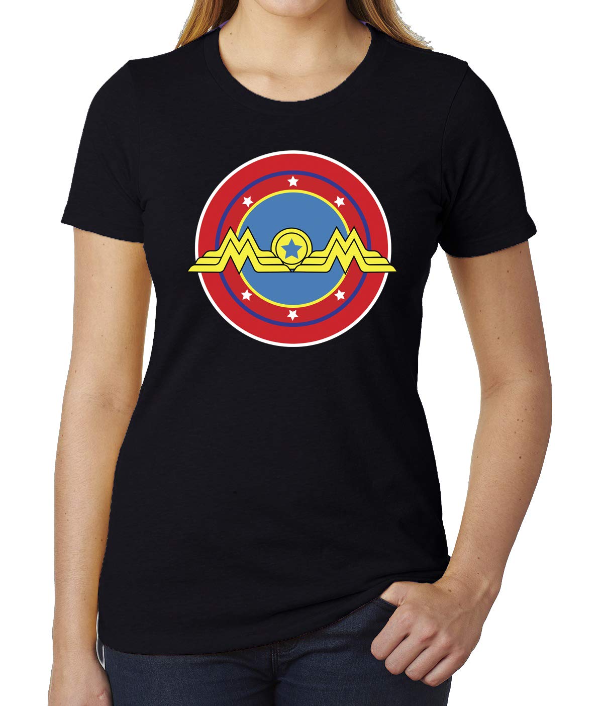 Funny Wonder Mom Graphic T-Shirt - Cute Mother's Day Gift Idea - Perfect for Casual Wear, Mom's Night Out & Family Events