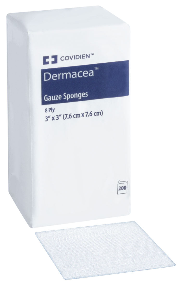 Sterile Gauze Sponges 7.6 x 7.6 cm (3