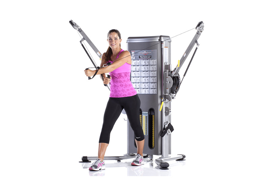 TuffStuff Evolution Dual Stack Functional Trainer (MFT 2700) - Premium Home Gym Equipment for Strength Training & Fitness Workouts - Perfect for Home Gyms, Personal Training Studios & CrossFit Workouts