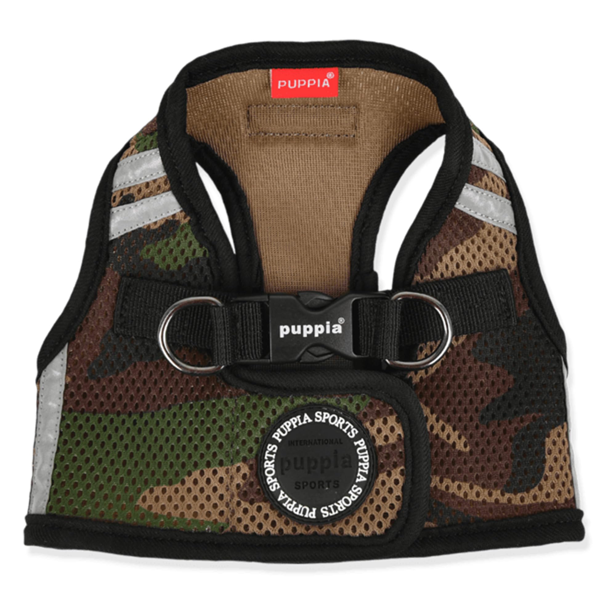 Puppia Soft Vest Harness Pro - Camo Small - Adjustable Dog Harness for Small Dogs - Perfect for Walking, Hiking & Outdoor Adventures