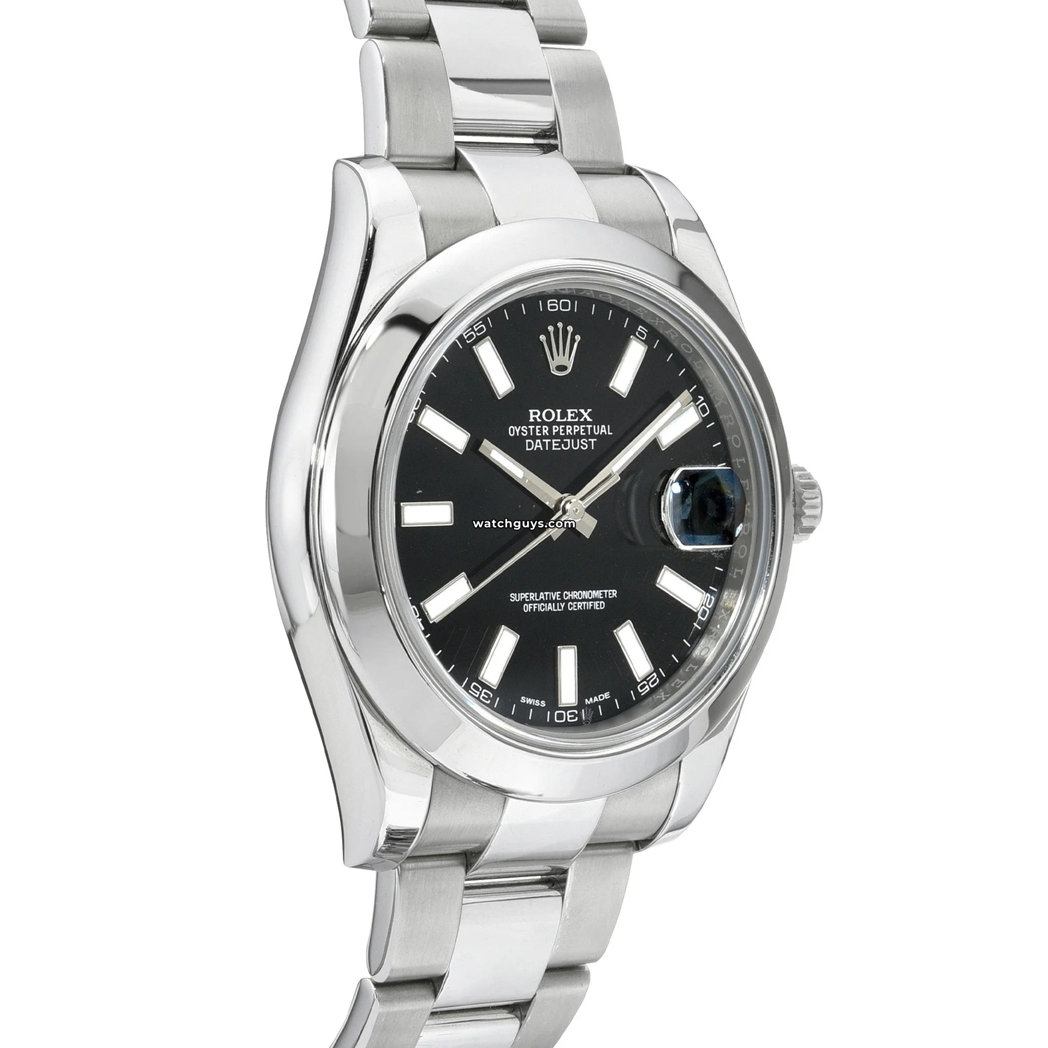 Rolex Datejust 116300 Men's Watch - Black Dial, Oyster Bracelet, Stainless Steel - Perfect for Business, Formal Events & Luxury Gift Giving