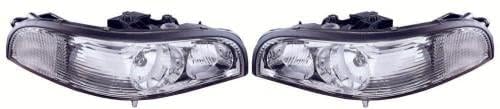 1997-2005 Buick Park Avenue Headlights Assembly - CAPA Certified Pair for Replacement - Perfect for Night Driving