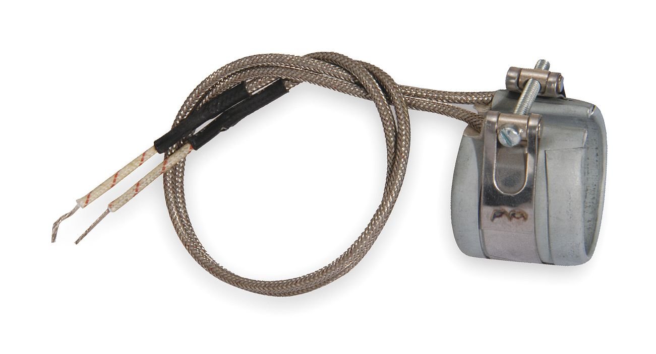 High-Temperature Band Heater - 1In Diameter, 1 1/2In Width, 240V for Industrial Machinery & Plastic Injection Molding