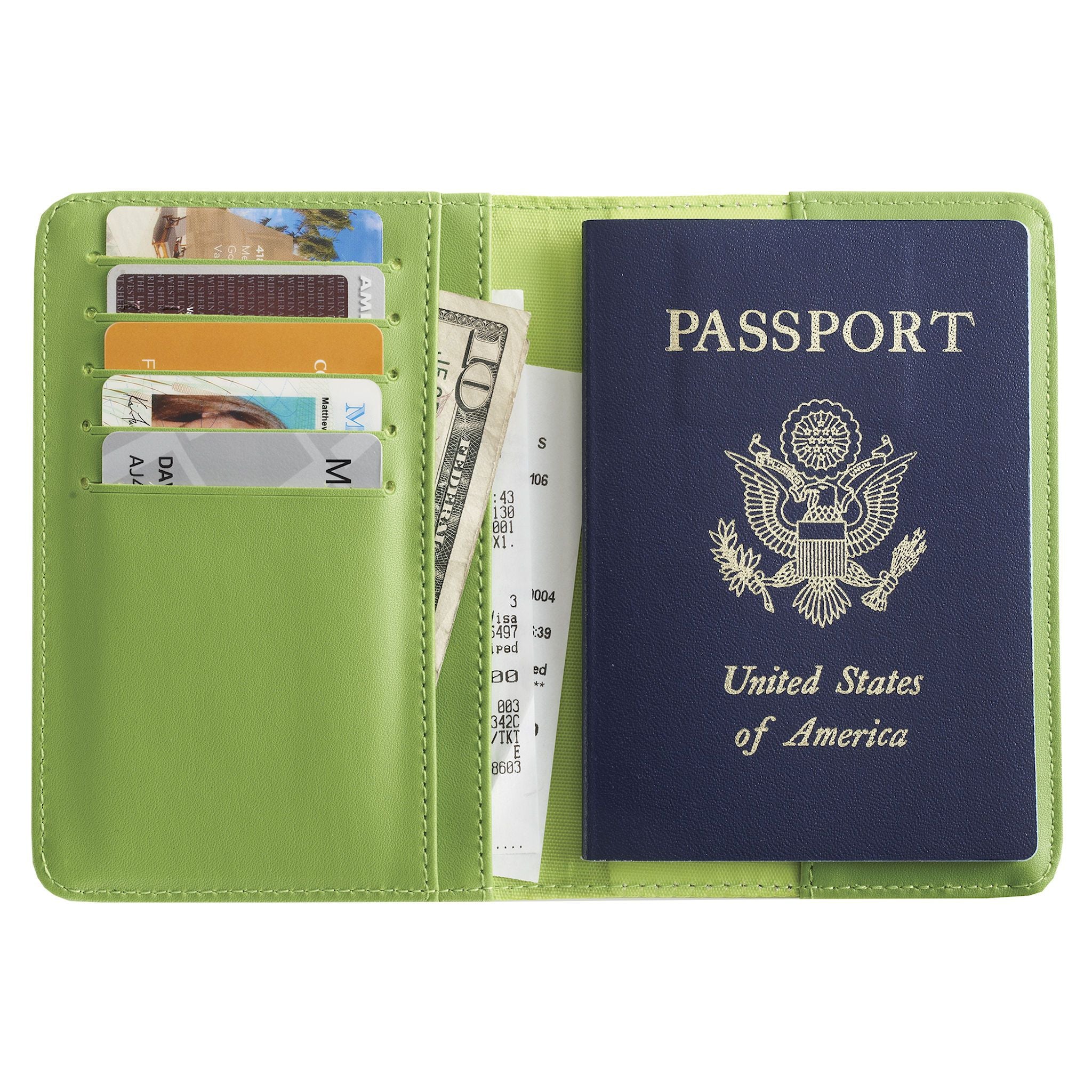 RFID Blocking Passport Wallet - Anti-Theft Travel Organizer for Credit Cards & IDs - Perfect for International Trips & Airport Security
