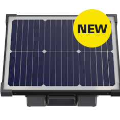 Patriot Solarguard 2000 Solar-Powered Electric Fence Charger - 2 Joule Output, 12V Battery Operated - Ideal for Livestock, Farms & Perimeter Security