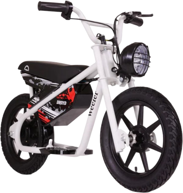 Droyd Weeler Mini Electric Bike 24V 8Ah 200W 10 MPH - Lightweight Foldable E-Bike for Adults & Teens - Perfect for Commuting, Campus, and Urban Riding