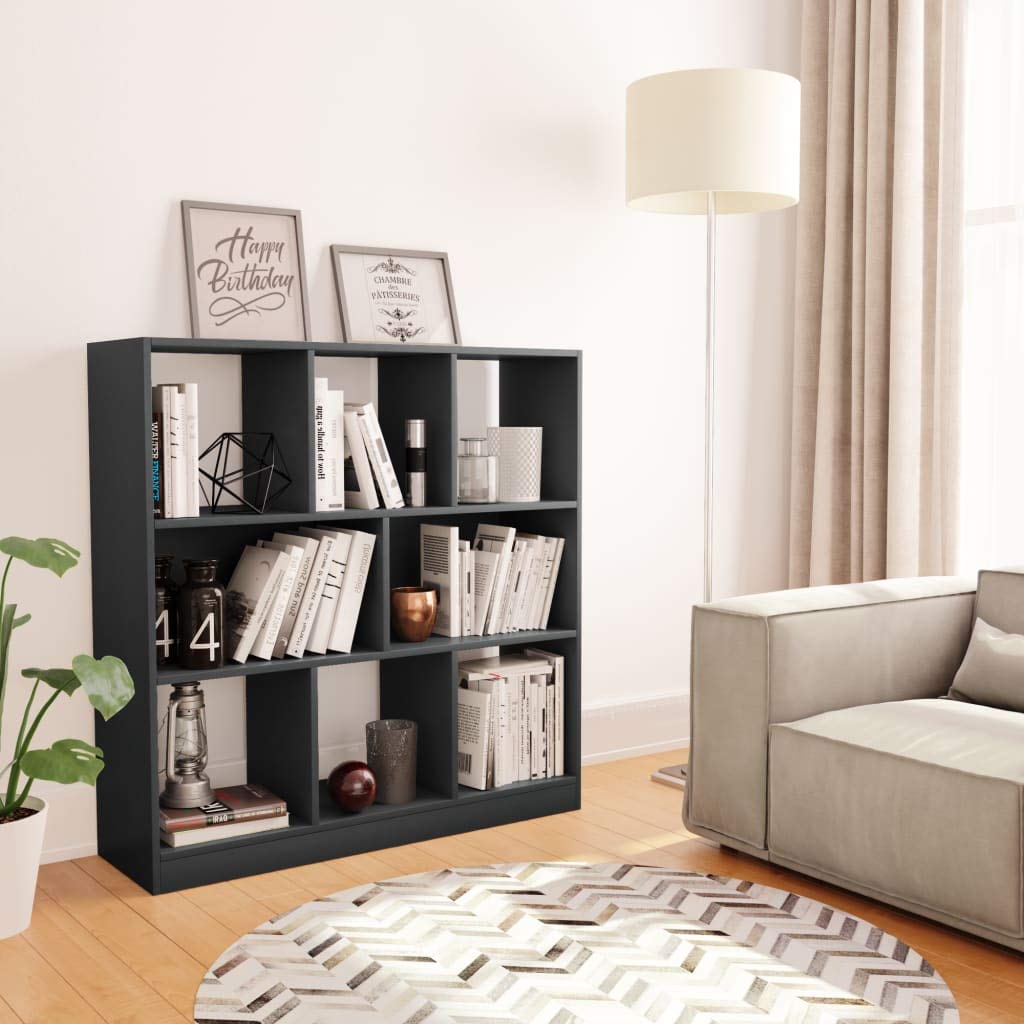 8 Cube Storage Organizer Shelves - DIY Open Bookshelf Bookcase Cabinet for Bedroom, Living Room & Office - Sturdy Chipboard - Perfect for Organizing Toys, Books & Home Decor