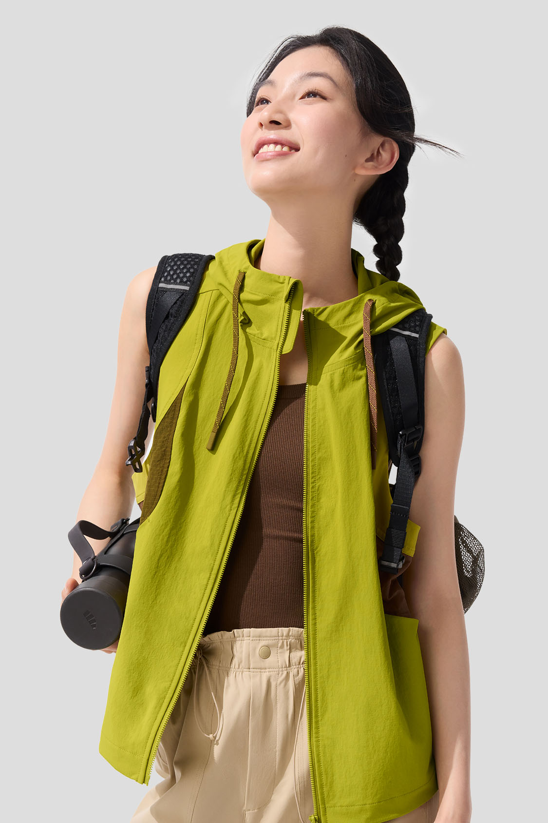 Chill Women's Lightweight Cooling Outdoor Vest UPF50+ Sun Protection - Perfect for Hiking, Running, and Summer Activities