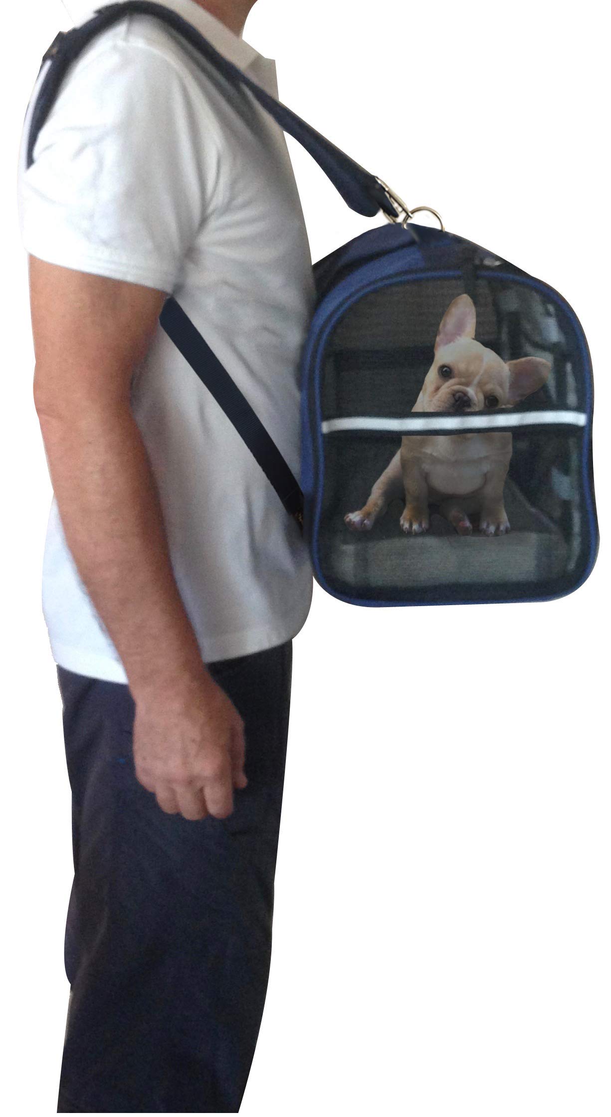 6-in-1 Multi-Functional Pet Carrier Backpack - Convertible Front Pack, Shoulder Bag & Hand Bag for Small Dogs & Cats (18-21