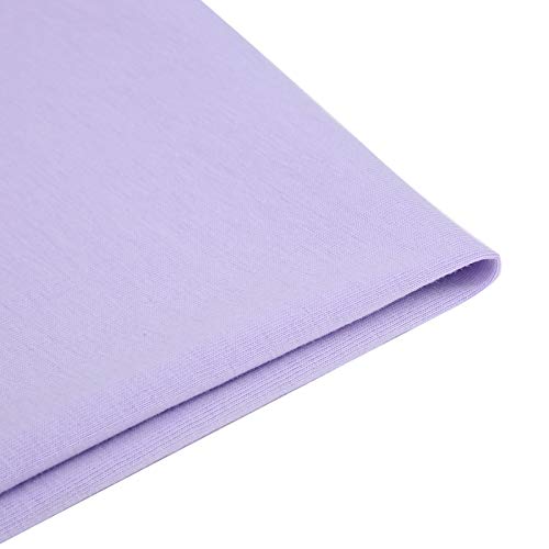 Soft Cotton Baby Receiving Blanket - Light Purple Swaddle Blanket for Newborns (87x77cm) | Cozy Infant Blanket for Nursery, Crib & Home Use | Perfect for Swaddling, Nursing & Snuggling