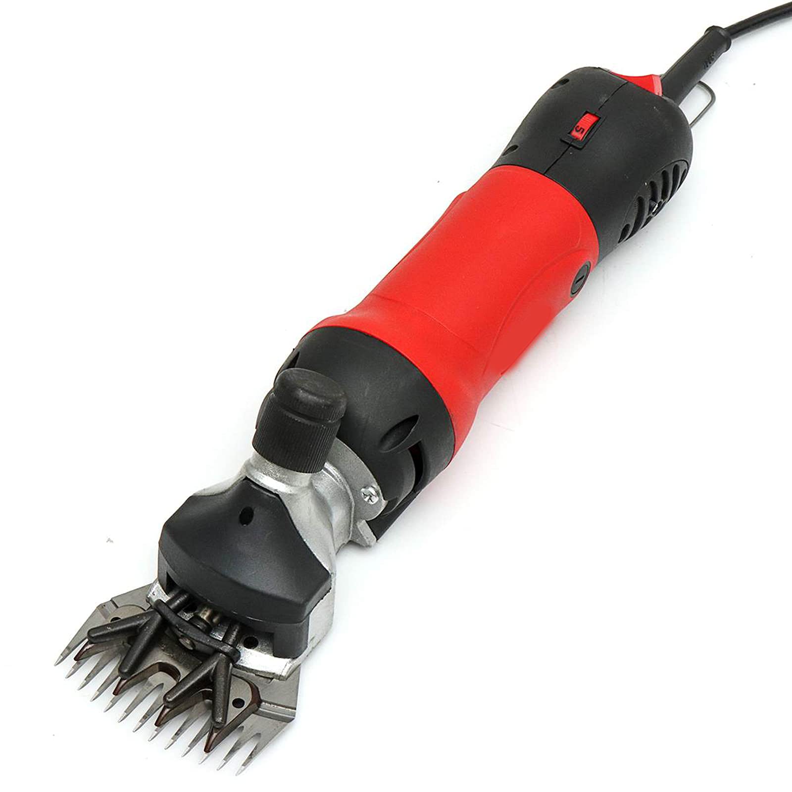 ZAPION 1500W Electric Goat & Sheep Shearing Machine - 6-Speed Adjustable Professional Animal Clipper for Wool Cutting & Grooming - Ideal for Farm, Ranch, and Livestock Shearing (Perfect for Sheep, Goats, Alpacas, and Other Wool Animals)