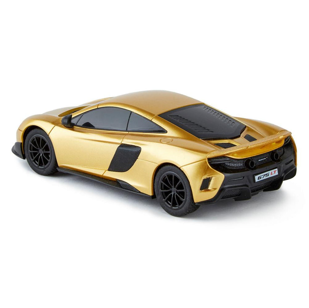 McLaren 675LT Coupe 1:14 Scale Remote Control Car - Gold Finish - High Speed RC Racing Toy for Adults & Kids - Perfect for Indoor Racing, Birthday Gifts & Car Collections