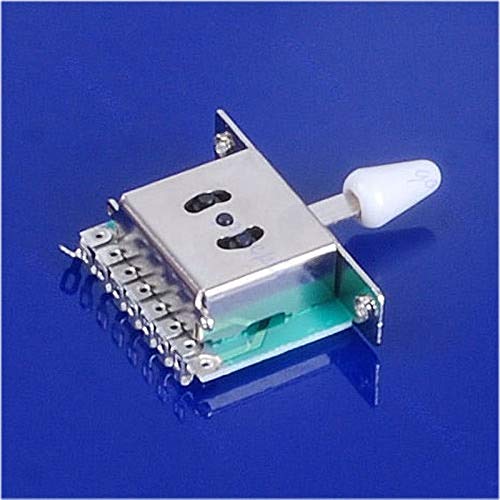 5 Way Guitar Pickup Selector Switch for Tele & Strat - High-Quality Toggle Lever Switch for Smooth Tone Selection - Perfect for Electric Guitar Upgrades & DIY Repairs