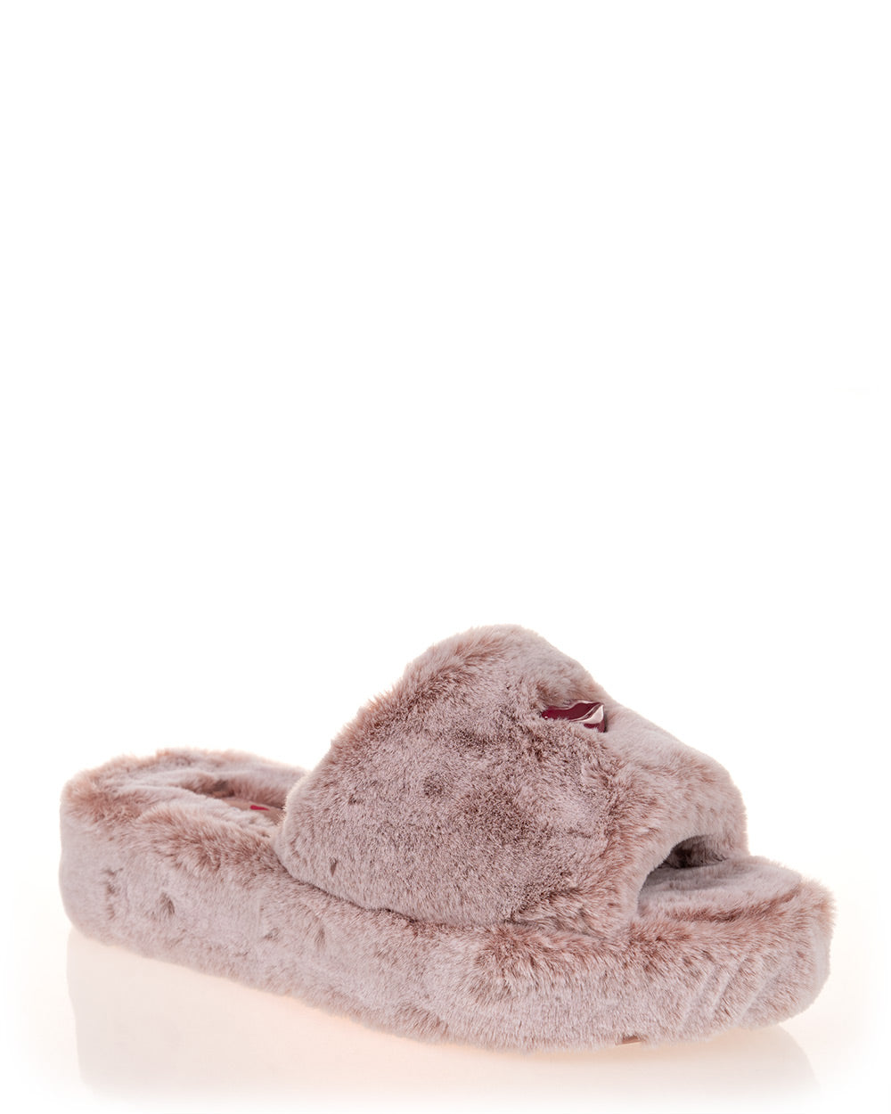 Skechers Love Notes Blush Fluffy Slippers for Women - Soft Plush Indoor House Shoes with Memory Foam for Comfort & Warmth - Perfect for Home, Lounge & Winter Wear
