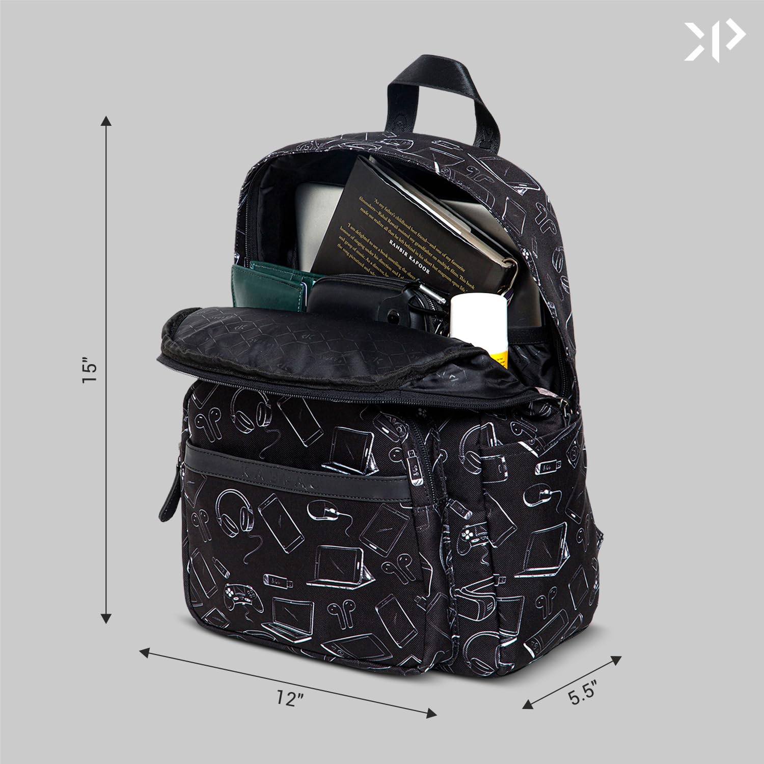 Kaypac Diaper Backpack - Waterproof Stylish Maternity Bag with Multiple Pockets for Baby Essentials | Perfect for Travel, Daycare & On-the-Go Moms | Large Spacious Baby Diaper Bag & Organizational Backpack