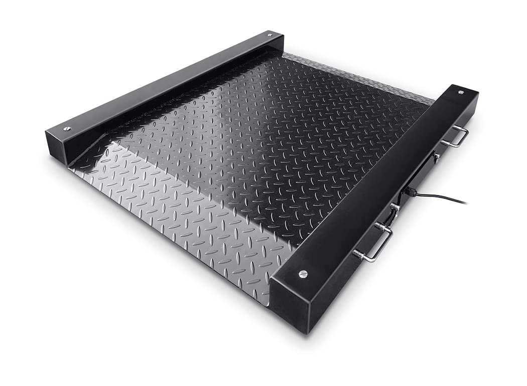 Ohaus DFD32M1000ES Defender® Drum Floor Scale - Heavy Duty Industrial Weighing for Barrels, Drums & Containers - Perfect for Warehouses, Factories & Shipping Facilities